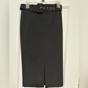 Zara Pencil Skirt With Belt.